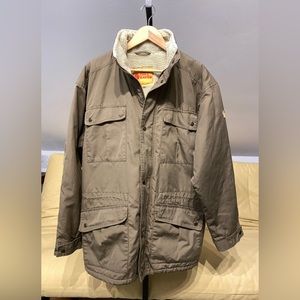 Fjallraven field style jacket, mens, olive green, Large